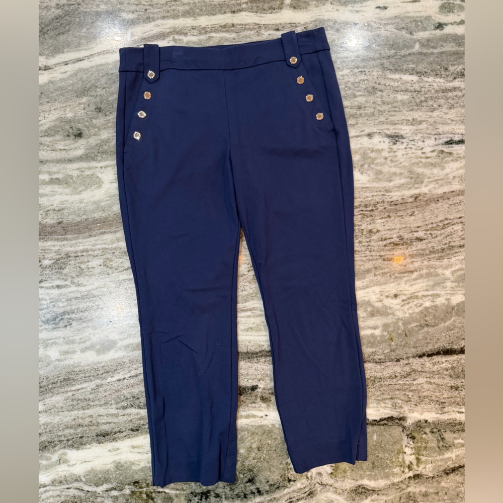 WHBM Jolie Button Straight Luxe Stretch Pant
Size 14 Regular - Picture 3 of 10